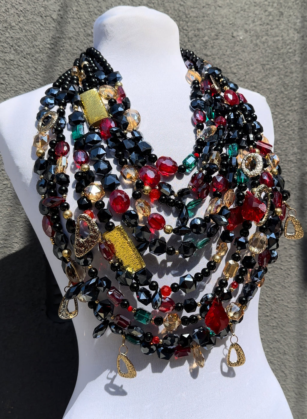 “Death becomes her” crystal Top